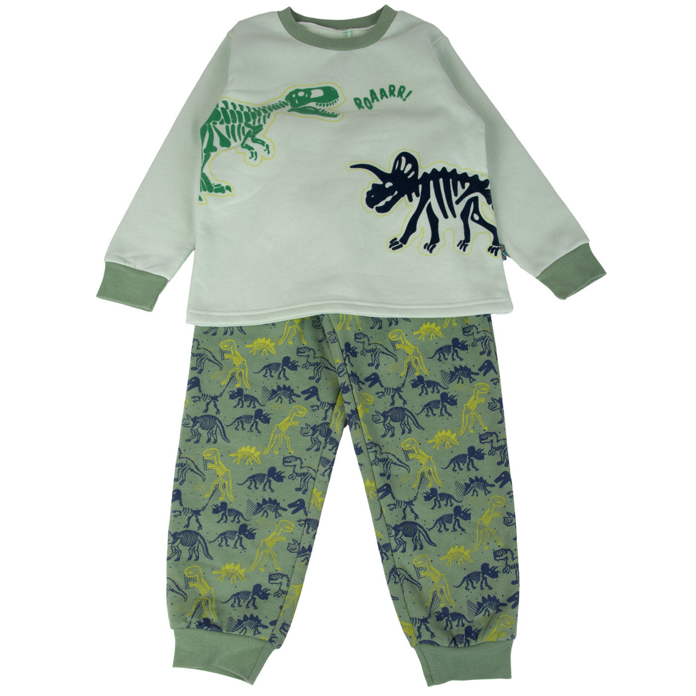 Pijama Niño Verde Pillin