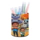 thumbnail image 1 of Spirit Rangers-theme Cylinder Pen Holder Pencil Organizer with Flannel Lining PVC Leather Material Cardboard Base for study work 10*8CM, 1 of 6
