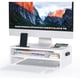thumbnail image 1 of Soporte de Monitor de Madera BONTEC 2 Niveles Blanco 14,2 cm, 1 of 3