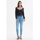 thumbnail image 4 of Polera Mujer Ajustado Cuello V Negro, 4 of 4