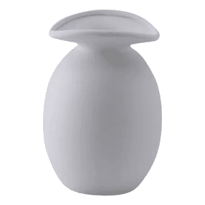 Genérico - Florero Vintage Ceramica Cuello Blanco 11X11X20Cm