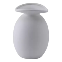 Genérico - Florero Vintage Ceramica Cuello Blanco 28X28X26Cm