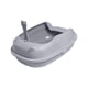 thumbnail image 4 of Bandeja De Arena Para Mascotas Caja De Arena Duradera Contenedor Inodoro A Prueba De Salpicaduras Caja De Arena Para Gatos Gris, 4 of 5