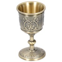Copa De Vino De Bronce, Copa Vintage En Relieve, Cáliz Real Europeo, Bebida De Whisky, Suministros Para Fiestas