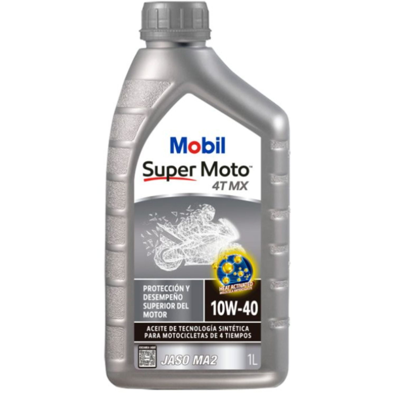 Aceite Motor Para Moto 10w40 Tecnologia Sintetica Mobil 4t Mx