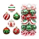 thumbnail image 1 of Bolas De Navidad Colgantes Bolas De Decoración Colgante Para Exteriores 30 Piezas Multicolor, 1 of 5