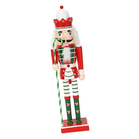 Magideal - Figura Decorativa De Adorno De Cascanueces De Navidad, De Cascanueces De Madera Para El Hogar , B B