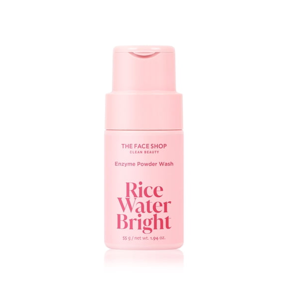 Limpiador en polvo con enzimas brillantes Cleanser The Face Shop, agua de arroz, 55 g