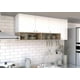 thumbnail image 2 of Mueble Aereo Cocina Mural Gabinete 4 Puertas Estantes 1.40m, 2 of 5