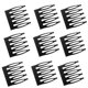 thumbnail image 3 of 100pcs mini dientes de metal peine del pelo clips chica mu?eca horquillas DIY Accs negro, 3 of 5