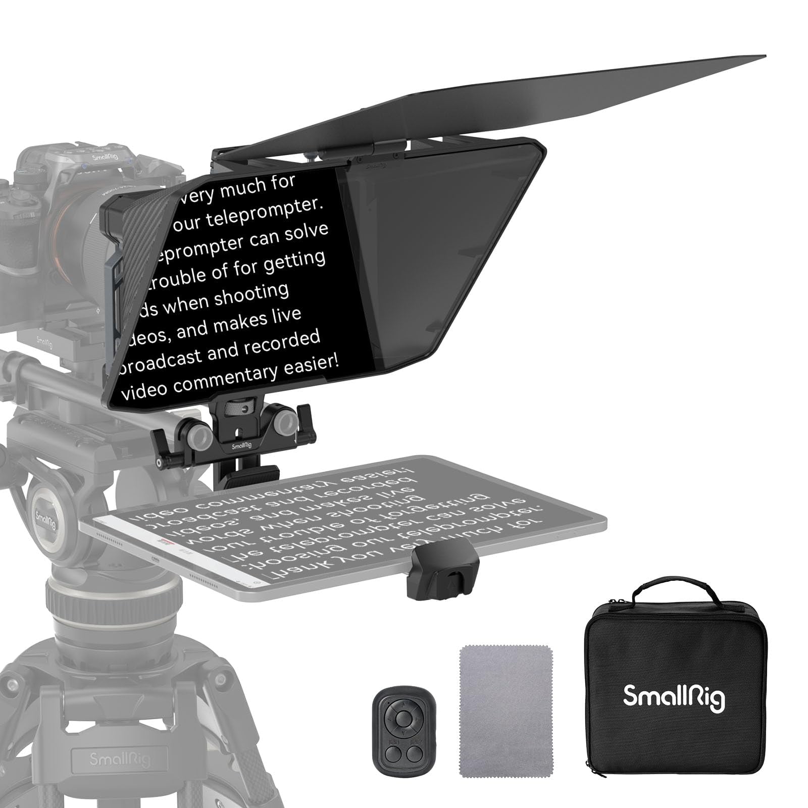 Teleprompter Smallrig Para Ipad Y Tabletas Hasta 11 Pulgadas
