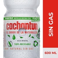 Agua Mineral Sin Gas Botella 600 Ml Cachantun