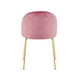 thumbnail image 2 of Pack 2 Sillas Sitiales Nordic Felpa Gold - Rosado, 2 of 3