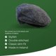 thumbnail image 5 of Gorro tipo Newsboy Biddy Murphy XL Verde 100% Lana Irlandesa, 5 of 7