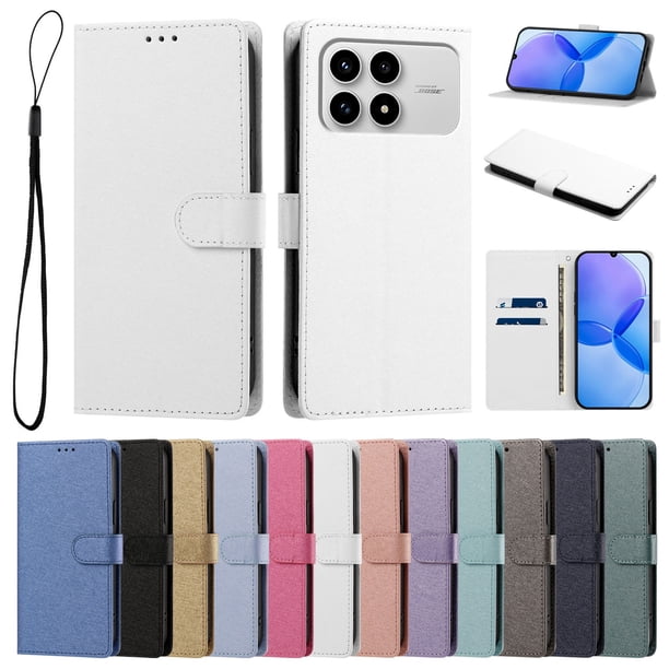 Cartera Protectora para Xiaomi Poco F8 Pro 5G con Soporte, Blanco