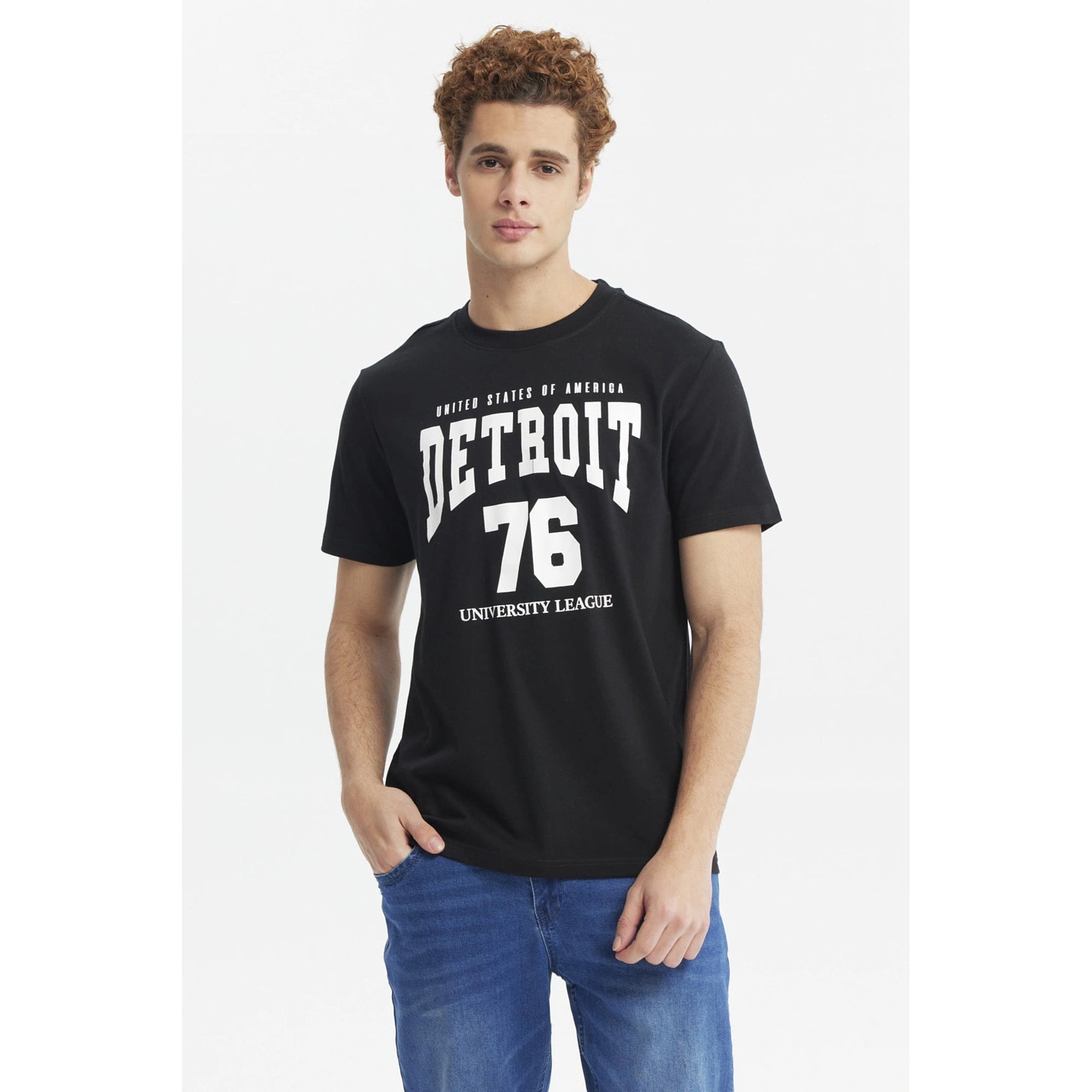 Fashionspark - Polera Hombre Oversize Negro - X