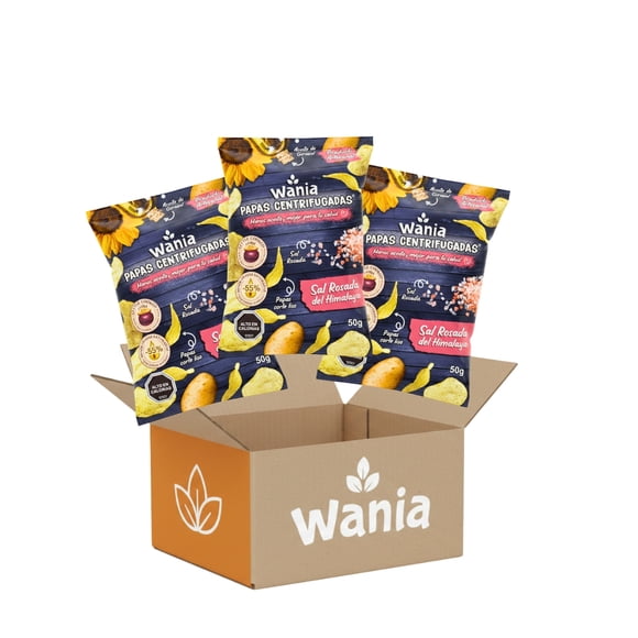 Pack Papas Centrifugadas Wania 50g 24 UN