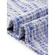thumbnail image 5 of INSPIRE CHIC Conjunto de Traje de Tweed de 2 Piezas para Mujer Conjunto de Atuendo de Maestra para Regreso a Clases Chaqueta de Manga 3/4 con Botones y Falda Lápiz Azul Real S, 5 of 6
