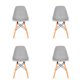 thumbnail image 1 of Pack 4 Sillas Plásticas Eames Dsw Gris Claro, 1 of 5