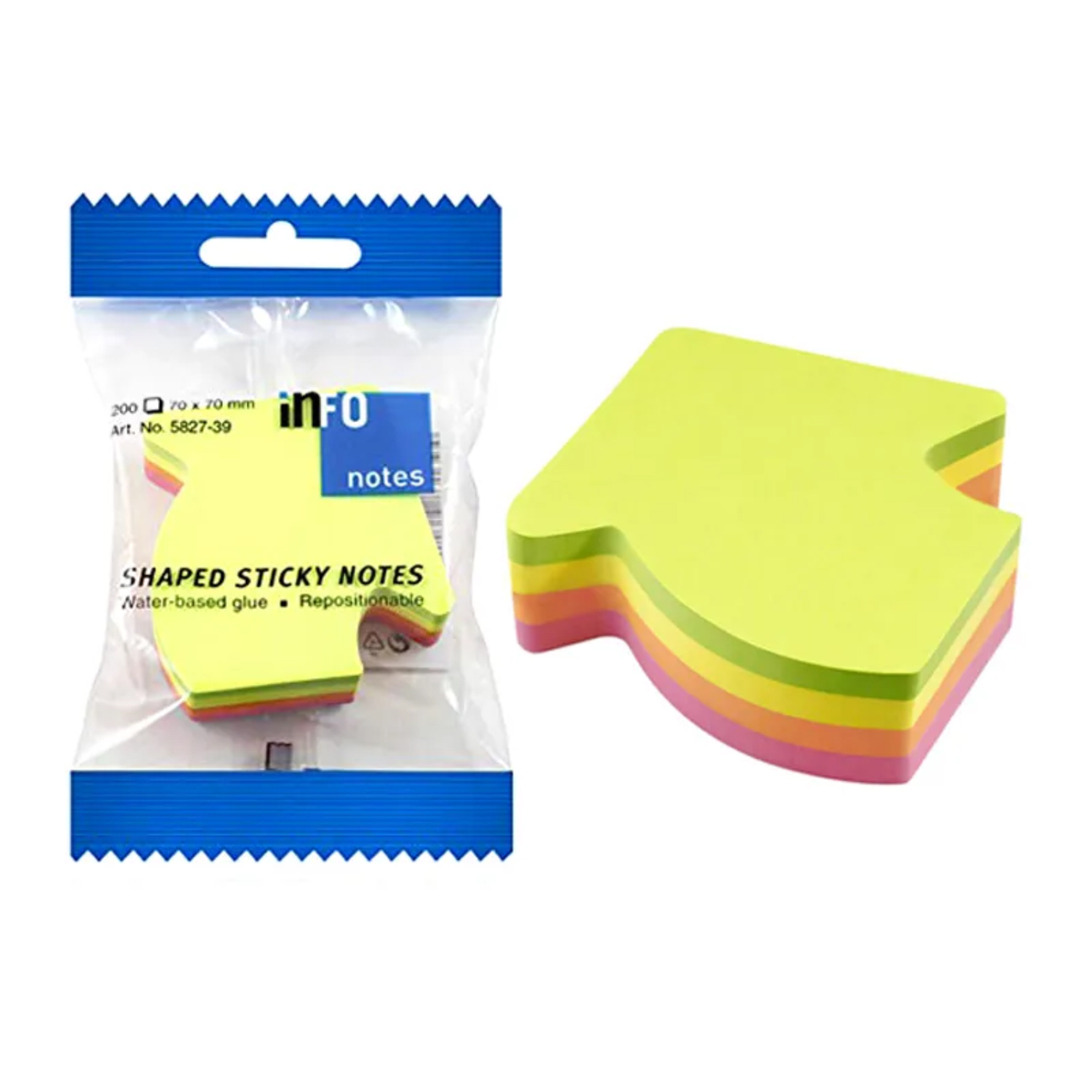 Infonotes - Notas Adhesivas Forma Flecha 200 Hojas Color - Ps