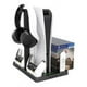 thumbnail image 3 of Soporte Base Ps5 Para 2 Dualsense Audifonos Con Ventilador, 3 of 4