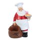 thumbnail image 1 of Estatuillas De Santa Claus Ornamentos De Resina De La Navidad Chef, 1 of 5