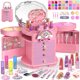 thumbnail image 1 of Set de maquillaje PERRYHOME Kids para niñas de 3 a 12 años con 63 piezas, 1 of 7