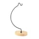 thumbnail image 1 of Soporte para plátanos con forma de árbol, soporte con gancho, base de madera multifuncional, soporte para colgar plátanos, accesorios para guardar plá Forma semicircular, 1 of 5