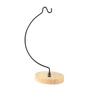 Magideal - Soporte Para Plátanos Con Forma De Árbol, Soporte Con Gancho, Base De Madera Multifuncional, Soporte Para Colgar Plátanos, Accesorios Para Guardar Plá Forma Semicircular