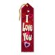 thumbnail image 1 of Listón con joyas I Love You Beistle, 2 cm x 8 cm, 6 por paquete, 1 of 1
