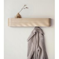 Perchero Kazai. Toke, Diseño Moderno, Chapado En Roble, Montado En La Pared