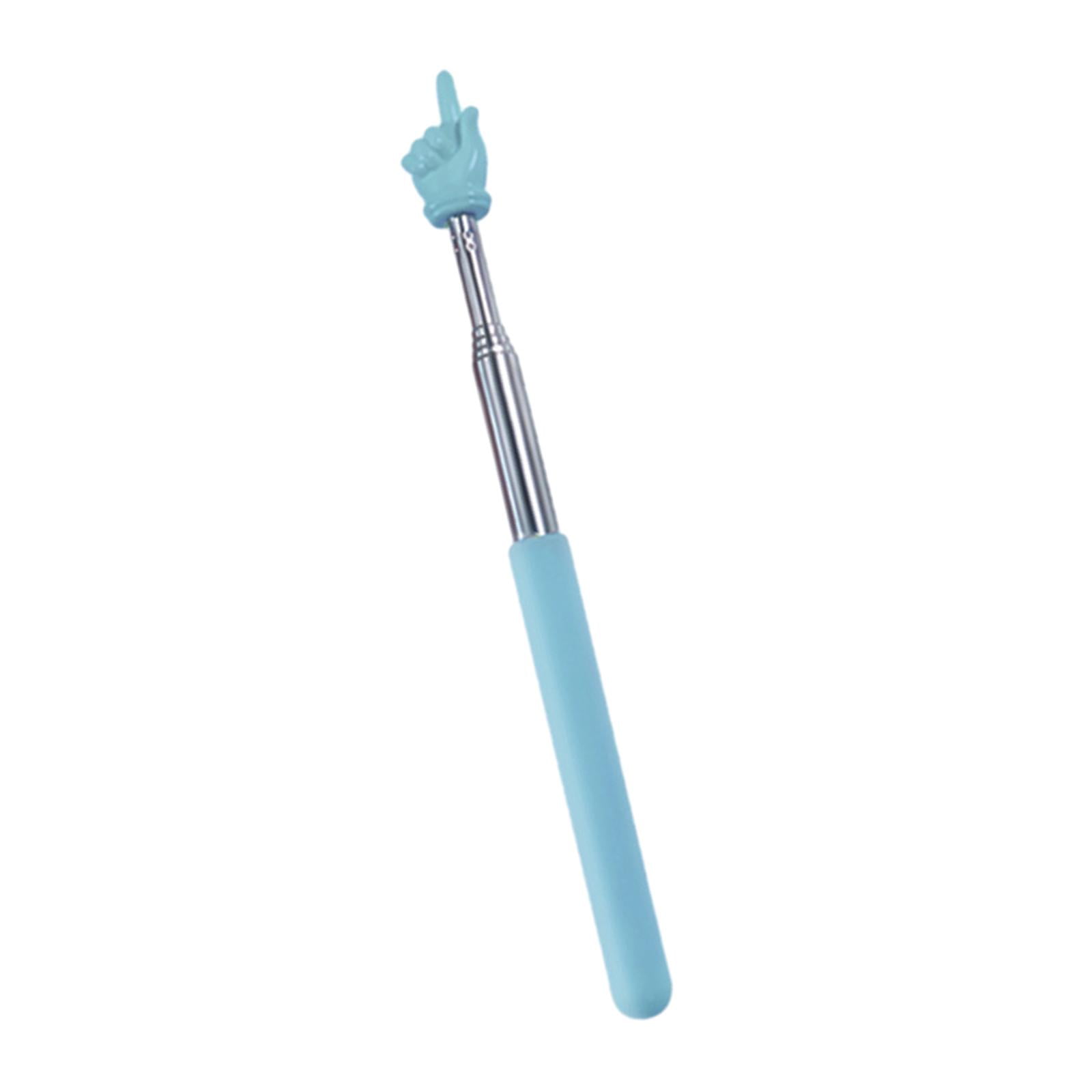 Magideal - Palo Telescópico Para Enseñanza De Dedos, Puntero De Mano, Accesorios Decorativos Multiusos, Palo De Lectura De Dedos Universal Para Niños Para Jardín Azul