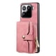 thumbnail image 5 of Funda Tipo Cartera con Correa Cruzada para Xiaomi 15 Pro Protección Contra Golpes Rosa, 5 of 5