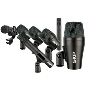 Set De Micrófonos De Batería Skp Drum 7 Negro