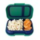 thumbnail image 1 of Bento Box Bentgo Kids Snack 350 ml, 2 compartimentos, color verde y azul marino, 1 of 8