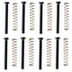 thumbnail image 1 of humbucker doble bobina captador tornillos de resortes resortes para guitarra eléctrica negro, 1 of 3