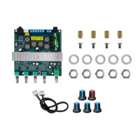 Magideal - Placa Amplificadora Digital Tpa3116, 2,1, Fácil De Instalar, Placa De Graves De Subwoofer De Audio De 3 Canales, Accesorio, Placa Amplificadora De