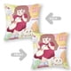 thumbnail image 2 of BEE Y PUPPYCAT Fundas de almohada de terciopelo con tema, regalos de funda de almohada, decoración para el hogar, cojín de lanzar, regalo de cumpleaños para fans y parejas. 50cm x 50cm., 2 of 6