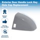 thumbnail image 5 of Tapa de cubierta de agujero de llave de manija de puerta delantera izquierda para Kia Sorento Telluride 2021 2022 2023 2024, 5 of 7
