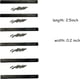 thumbnail image 4 of Palitos Cuadrados de Carbón de Enredadera Comprimidos con 2 Suaves, 2 Medianos, 2 Duros 6 Piezas, 4 of 7