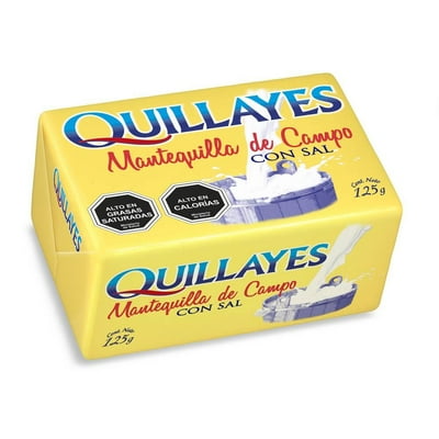 Mantequilla Con Sal Tradicional 125 G Quillayes