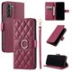 thumbnail image 1 of Funda Acolchada con Anilla y Correa para Samsung Galaxy S21 Slots para Tarjetas Rojo, 1 of 5