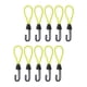 thumbnail image 1 of 10 Uds Cuerda Elástica Con Gancho Portátil Para Accesorios De Camping Lonas De Lona Amarillas, 1 of 5