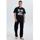 thumbnail image 4 of Polera Hombre College Print Cent Negro, 4 of 4