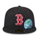 thumbnail image 3 of Jockey Gorra New Era Global 59FIFTY Boston Red Sox Black, 3 of 5