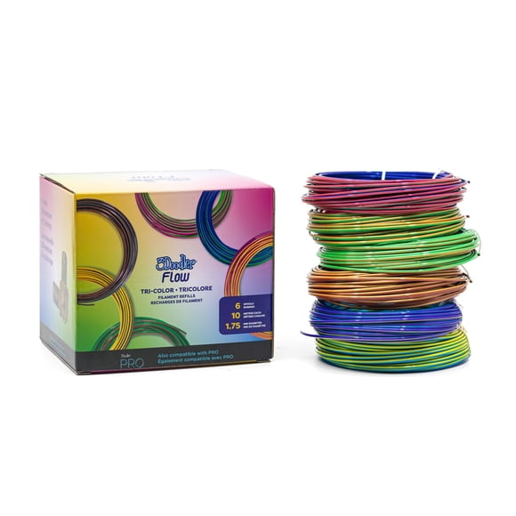 Recargas 3Doodler Flow TRI-Color (6 bobinas)