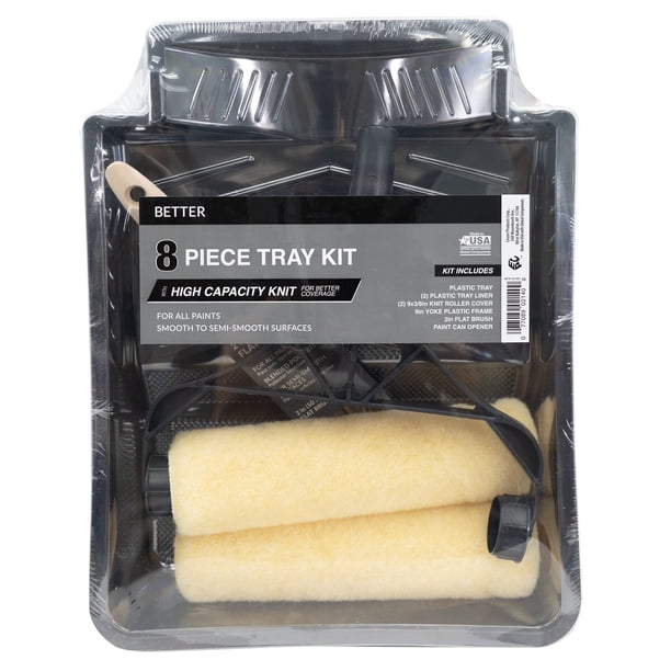 Kit Bandeja para Pintura Linzer Better 8 Piezas Alta Densidad 3,5 x 11,75 x 15 cm