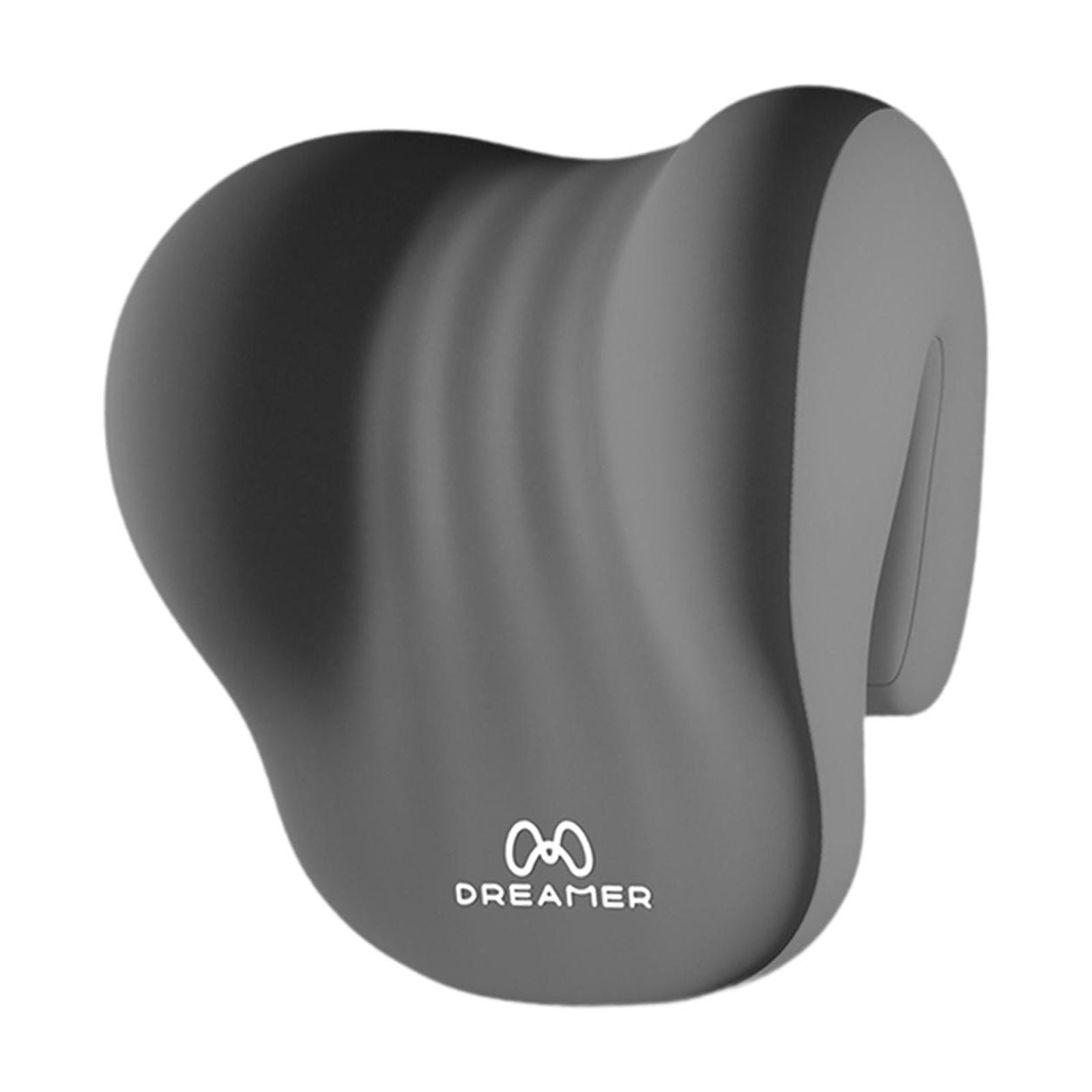 Magideal - Almohada De Soporte Cervical Con Espuma Viscoelástica Para Descanso De Cabeza Cojín Ergonómico Para Silla Almohada Multifuncional Para Siesta En Mesa Gris