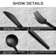 thumbnail image 3 of Juego de cubiertos de 16 piezas con acabado satinado, para 4 personas, incluye cuchillos, tenedores y cucharas, de acero inoxidable de primera calidad para cocina, apto para lavavajillas., 3 of 5