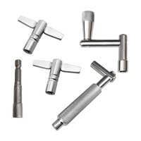 Magideal - 5 Uds Llaves De Tambor De Metal Con Llave, Piezas De Afinación De Tambor Z, Herramienta De Hardware Para Tambores De Caja, Accesorios De Bombo